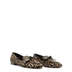 Clarita Belgian Loafer in Leopard