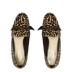 Clarita Belgian Loafer in Leopard