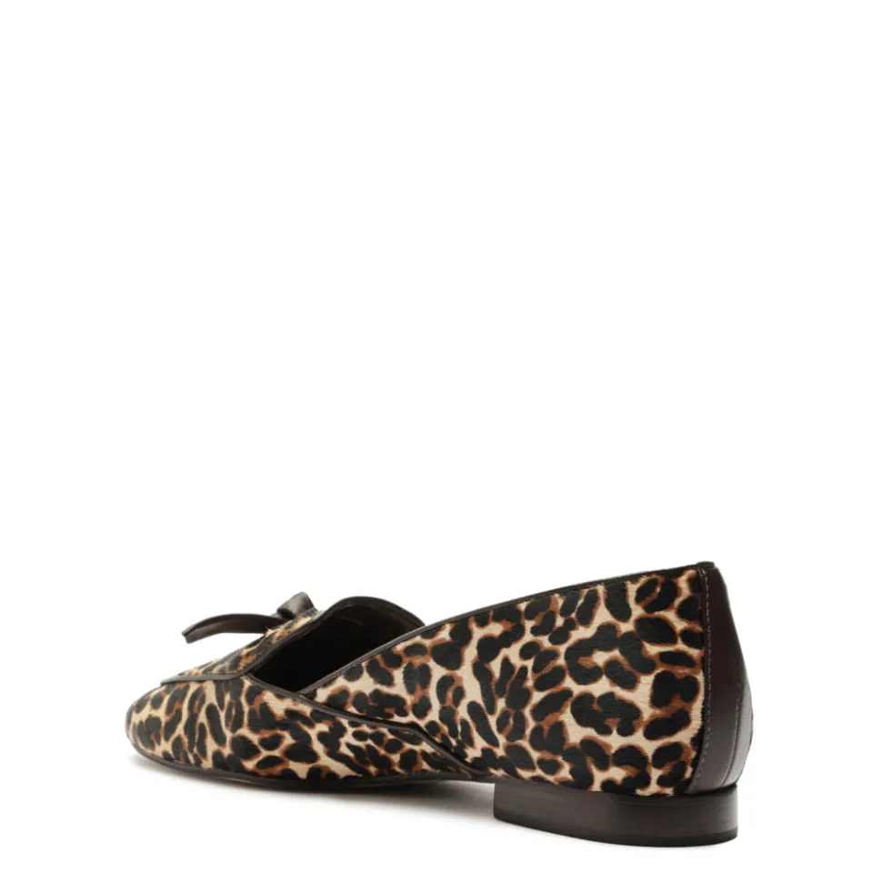 Clarita Belgian Loafer in Leopard