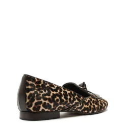 Clarita Belgian Loafer in Leopard