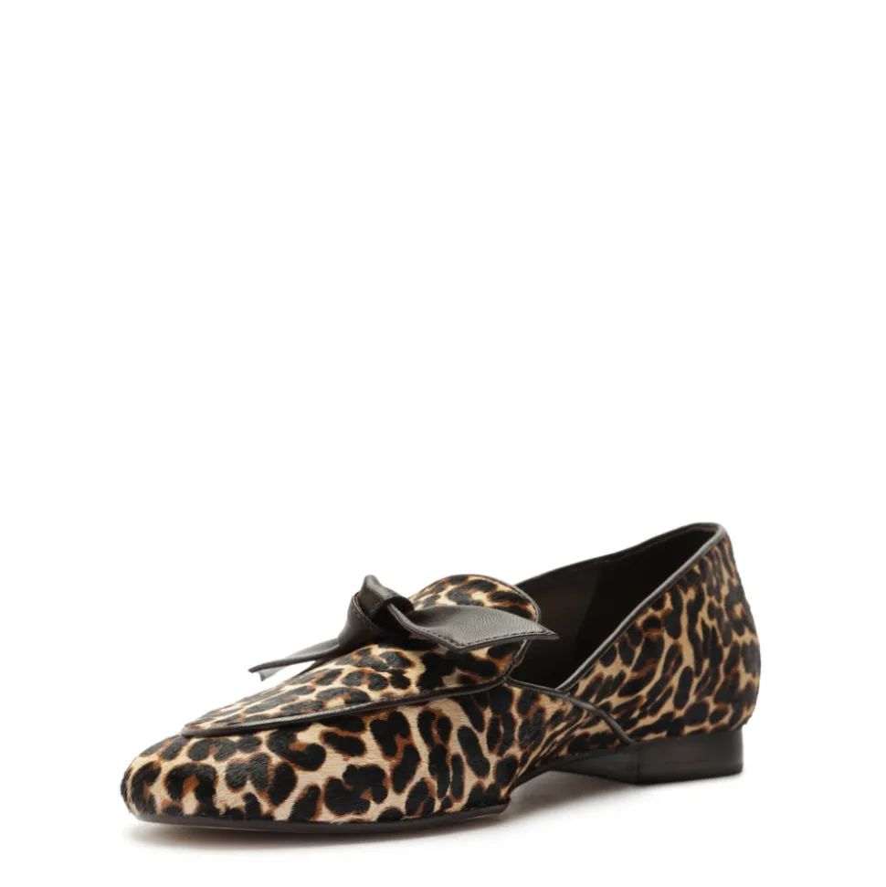 Clarita Belgian Loafer in Leopard
