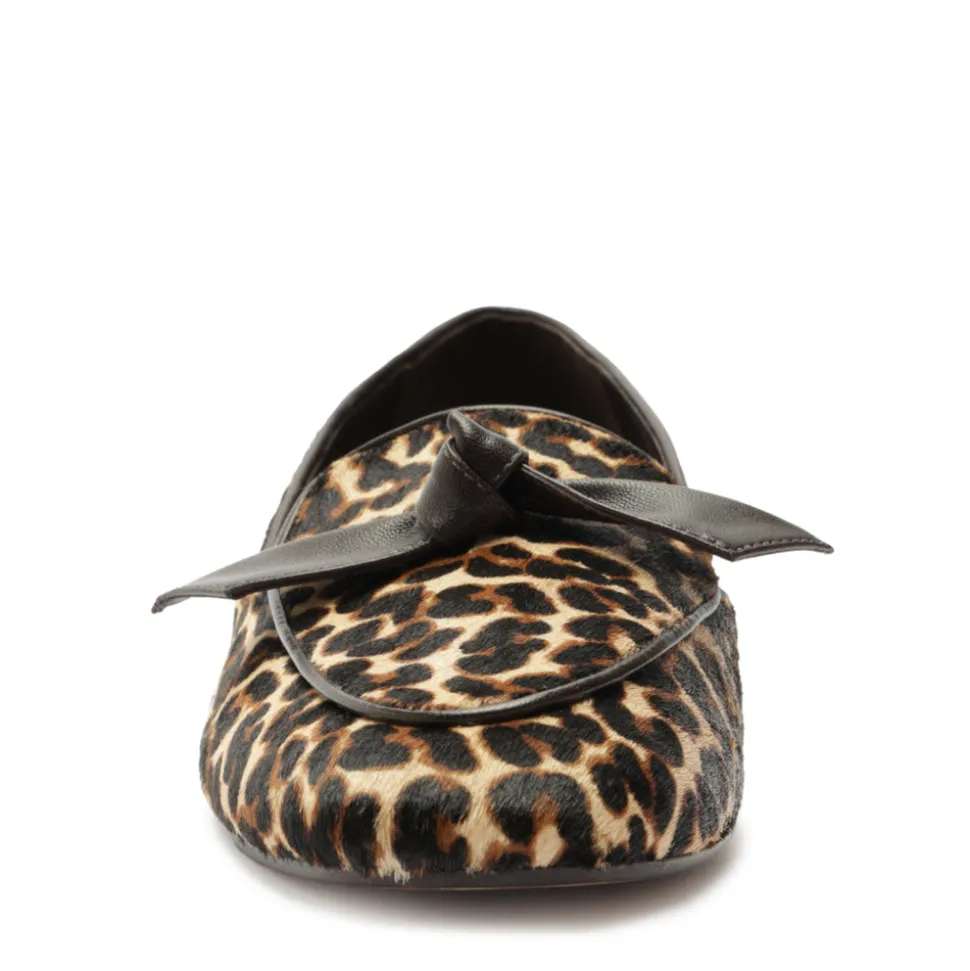 Clarita Belgian Loafer in Leopard