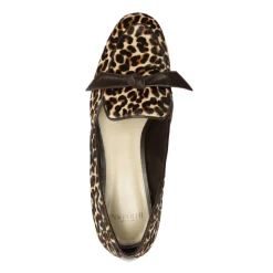 Clarita Belgian Loafer in Leopard