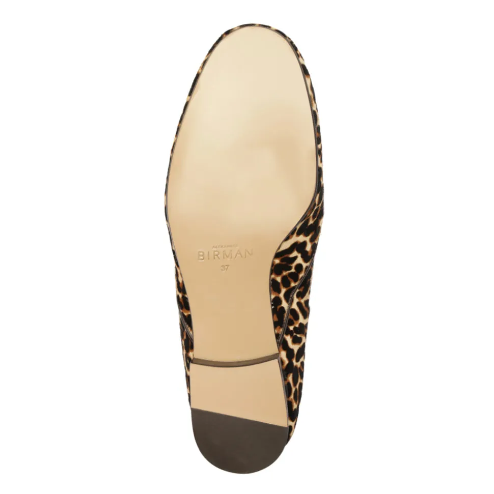 Clarita Belgian Loafer in Leopard