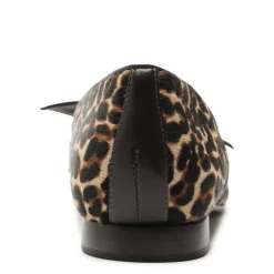 Clarita Belgian Loafer in Leopard