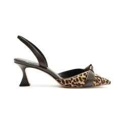 Clarita Bell Slingback 60 in Leopard