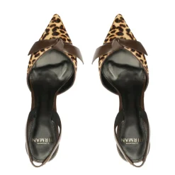 Clarita Bell Slingback 60 in Leopard