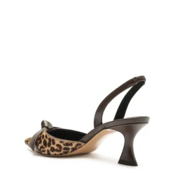 Clarita Bell Slingback 60 in Leopard