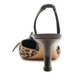 Clarita Bell Slingback 60 in Leopard