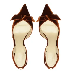 Clarita Bell Slingback 85 in Cuoio