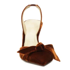 Clarita Bell Slingback 85 in Cuoio