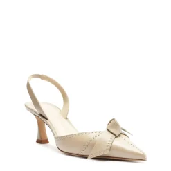 Clarita Bell Slingback 60 Studs in Semolina