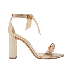 Clarita Block 90 in Golden Leather