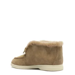 Clarita Shearling Slip On Bootie in Semolina