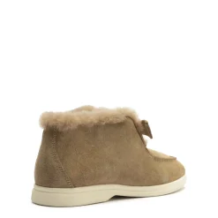 Clarita Shearling Slip On Bootie in Semolina