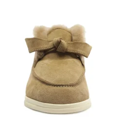 Clarita Shearling Slip On Bootie in Semolina