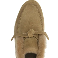 Clarita Shearling Slip On Bootie in Semolina