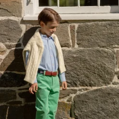 Classic Cable Knit Sweater in 8th Street Ivory