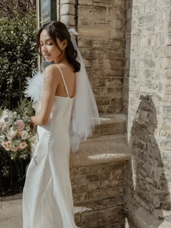 Classic Detachable Bow Veil