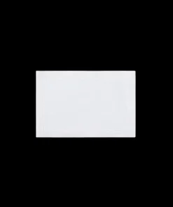 Classic Hemstitch Linen Cocktail Napkin, White