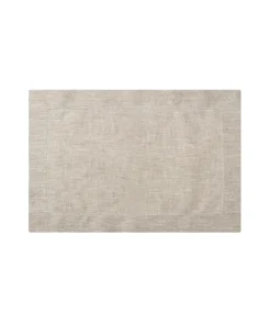 Classic Hemstitch Linen Placemat in Natural