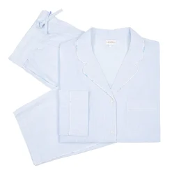 Classic Pinstripe Cotton Pajamas