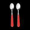 Classic Red Spoons, Set of 2