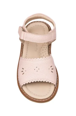 Classic Sandal with Scallop Pink