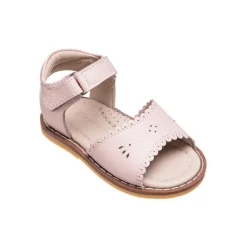 Classic Sandal with Scallop Toddlers Pink