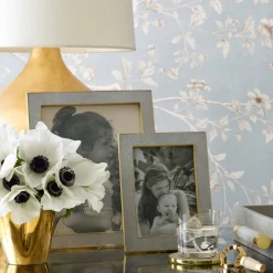 Classic Shagreen Frame, Dove