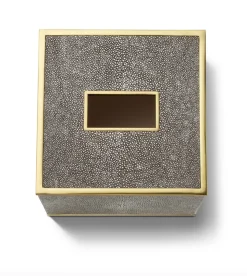 Classic Shagreen Tissue Box Cover