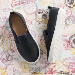 Classic Slip-On Textured Blue