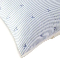 Classic Stripe Sham in Blue