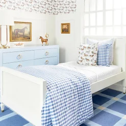 Classic Stripe Sham in Blue