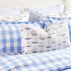 Classic Stripe Sham in Blue