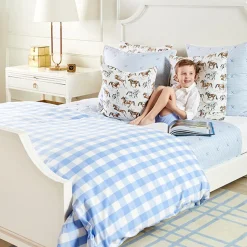 Classic Stripe Sham in Blue