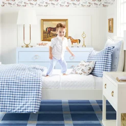 Classic Stripe Sham in Blue