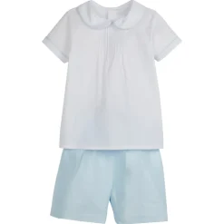 Classic Wedding Short Set in Light Blue