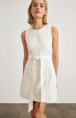 Claudia Dress in Chalk