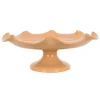 Claudia Wavy Footed Bowl in Terracotta