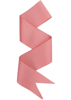 Clematis Bucket Hat With Wide Coral Grosgrain Ribbon