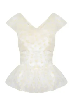 Clemence Set in Organza Polka Dot