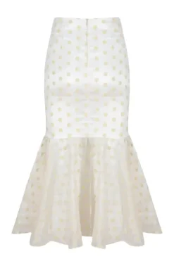 Clemence Set in Organza Polka Dot