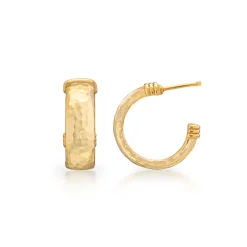 Cleopatra Classic Small Hoop Earrings in Gold