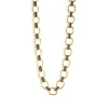 Cleopatra Grande Link Necklace in Gold/Midnight