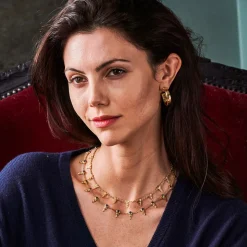 Cleopatra Ra Necklace in Gold