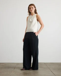 Clorinda Top in Ivory