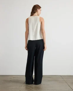 Clorinda Top in Ivory