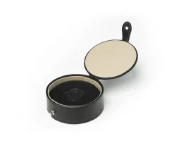 Coaster Set No. 247 in Black Leather