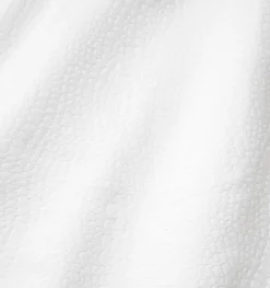 Cobblestones Coverlet in White